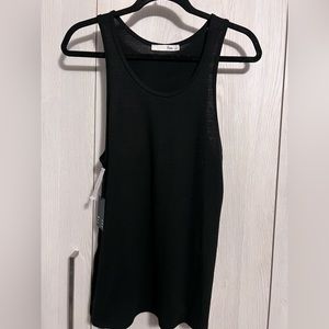 NWT Aritzia Wilfred Free Ornella tank top, black